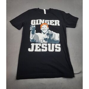 Barstool Ginger Jesus Shirt Mens Small Black‎ Carson Wentz All His Completions
